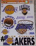 Los Angeles Lakers 10 Cling Champion Series Window Clings