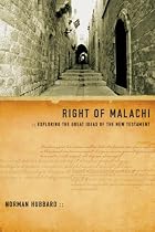 Right of Malachi: Exploring the Great Ideas of the New Testament
