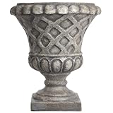 Estate Stoneware Renee 16 Inch Dia. Composite Urn Planter