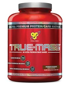 BSN TRUE-MASS - Chocolate Milkshake, 5.82 lb (16 Servings)