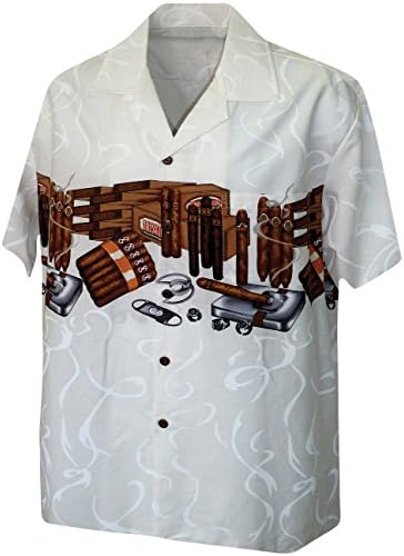 Cigar Aficionados Graphics and Smoking Accoutrements Camp Shirt