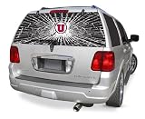 Utah Runnin Utes Shattered Auto Rear Window Decal