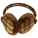 Winter Plaid Ski Earmuff Ear muff Warmer Zig Adjustable Brown