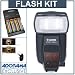 Photo : Canon Speedlite 580EX II, Shoe Mount Flash - Basic Outfit with 4 NiMH Batteries, Charger, Flashpoint Flash Diffuser