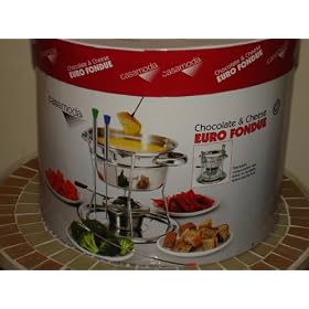 Casamoda Chocolate and Cheese Euro Fondue Set by 