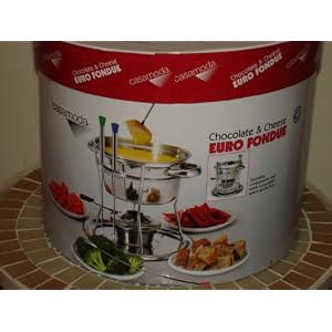 Casamoda Chocolate and Cheese Euro Fondue Set by 