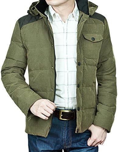 Nian Jeep New Winter Jacket Solid Color Casual Jacket Short Paragraph Down Coat Large Army Green