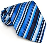 Paul Smith Blue Striped Silk Necktie PS-TIES-01