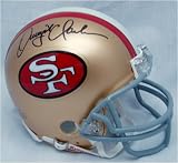 Dwight Clark Autographed/Hand Signed San Francisco 49ers Riddell Mini Helmet