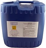 65# Drum of Concentrated Sulfuric Acid 4.25 Gallons. H2SO4 98% Vitrol Oil