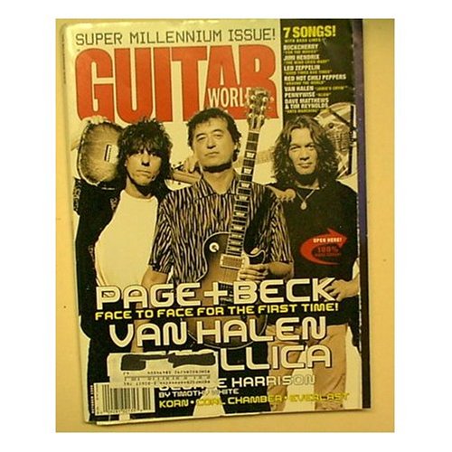 GUITAR WORLD October 1999 Beck, Page, Van Halen cover