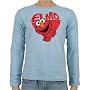 "Logoshirt - Sesamstrasse Elmo in Heart" T-Shirt langarm, hellblau