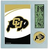 NCAA Colorado Golden Buffaloes Digital Desk Clock Picture Frame