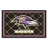 Baltimore Ravens Area Rug Carpet Flooring 4x6