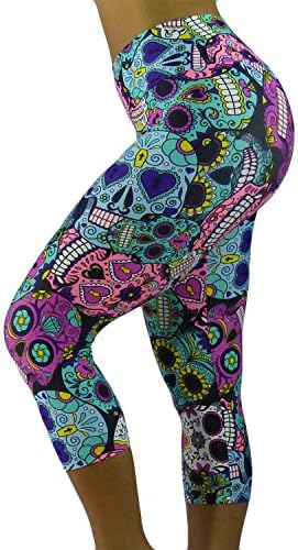 KAST Sugar Skull Capris (Small)