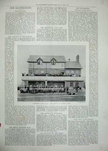 1897 WAKEFIELD GOLF CLUB SPORT NEW HOUSE HEATH LINKS