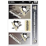 Pittsburgh Penguins Official Logo Window Cling Decal Set