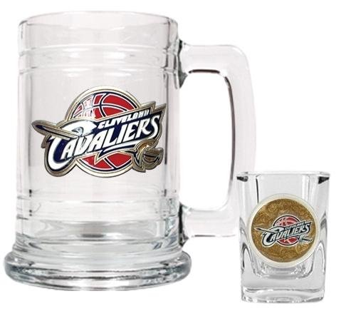 NBA Cleveland Cavaliers Boilermaker Set - Primary Logo