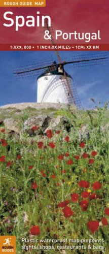 The Rough Guide Map to Spain & Portugal (Rough Guide Country/Region Map)