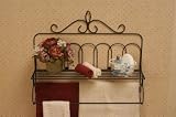 Victorian Double Quilt Holder w Shelf