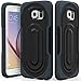 Samsung Galaxy S6 Case - VENA® [vArmor] Ultimate Protection [Slim | Heavy Duty] Hybrid Case Cover for Samsung Galaxy S6 (Dark Gray/Black)