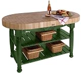John Boos & Co. American Heritage Collection Basil Harvest Table 60x30