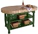 John Boos & Co. American Heritage Collection Basil Harvest Table 60x30