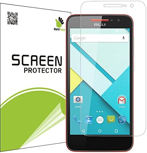 [5 PACK] SAVER HAND - Anti-Glare (Matte) Screen Protector for BLU Studio C 5.0-Inch