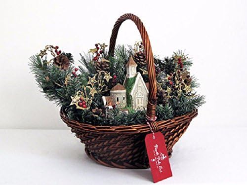 Quaint country church basket B1053