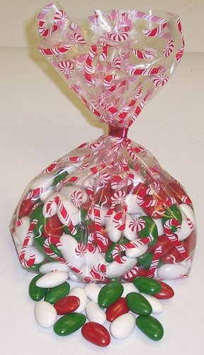 Scott's Cakes Christmas Chocolate Jordan Almonds 1 2 Pound Candy Cane Bag by Almond Pound Cake