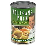 Wolfgang Puck Organic Chicken with Egg Noodles Soup, 14.5-Ounce Cans (Pack of 12)