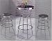 Chrome Plated Bar Table By Acme Furniture