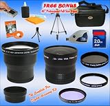 Professional Tokina 3x Telephoto & 0.22X Ultra Fisheye Wide Angle Lens + 2GB MEGA Kit for Kodak DX-6490 DX-7590