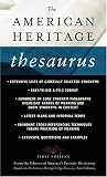 The American Heritage Thesaurus, First Edition