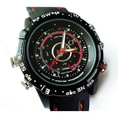Digitale Video Uhr wasserfest / verstecke Kamera / Hidden Camera Cam Watch waterproof mit 4GB Flash Speicher, 3 MP, Aufl�sung: 1280 x 960, 30 fps - Marke Incutex