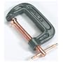 Grizzly G8096 6" C-Clamp 4 pc. Set