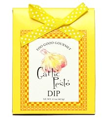 Too Good Gourmet Everyday Dips: Garlic Pesto With Yellow Ribbon, 1.5-Ounce Packages (Pack of 8)