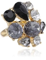Jules Smith Yellow Gold Black Ice Cocktail Ring