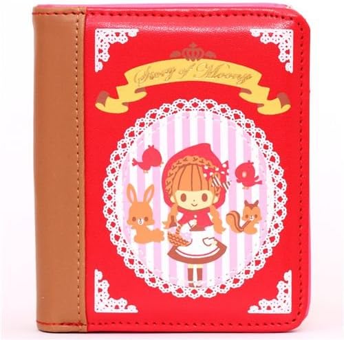 kawaii red fairy tale Little Red Riding Hood wallet