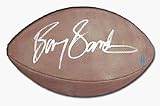 Barry Sanders Autographed NFL Football