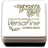 Tsukineko Small-Size VersaFine Instant Dry Pigment Ink, Olympia Green