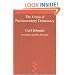 Crisis of Parliamentary Democracy (Studies in Contemporary German Social Thought)