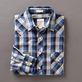 Best Price Fossil Griffin Plaid Western Shirt