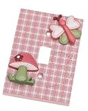 Martex Blossoms Switch Plate