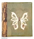Rice straw paper photo album, Butterfly Nature'