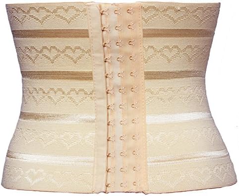 Sanya Slimmer Women's Latex Waist Training Cincher Corset Body Shaper Nude Color - XL