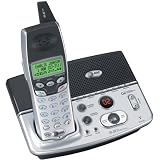 AT&T E5630 5.8 GHz Expandable Cordless Phone with Answering System (Silver/Black)