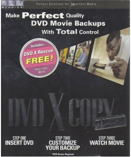 DVD X Copy Platinum,Includes DVD X Rescue