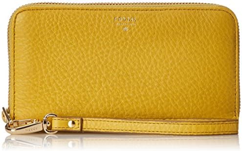 Fossil Sydney Zip Phone Wallet, Inca Gold, One Size