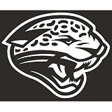Jacksonville Jaguars 8x8 Die Cut Window Decal 